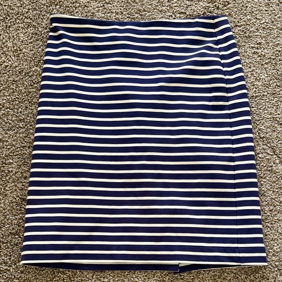 Garnet Hill Dresses & Skirts - Navy and White Striped Women's Skirt